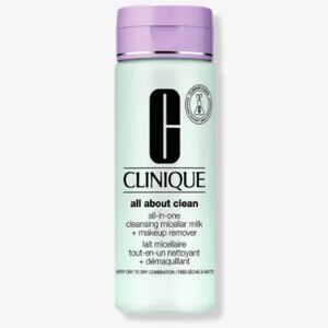 New! Clinique All-in-One Cleansing Micellar Milk + Makeup Remover - Very Dry/Dry